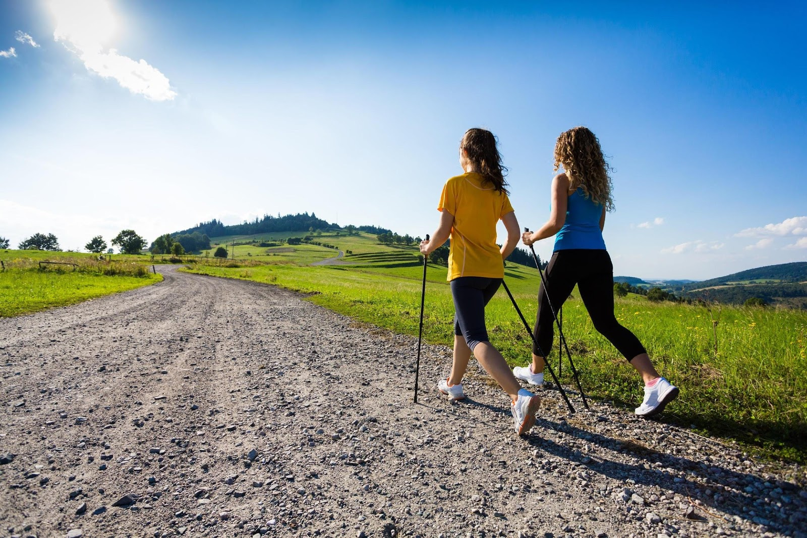 Zdokonalování techniky nordic walking